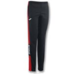 Joma 82P4R3833 أسود أحمر بطولة السراويل الطويلة الرابع نحيف