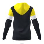 Joma 82P4R3844 أسود أصفر أبيض طاقم سترة مقنعين الرابع نحيف - Image 2