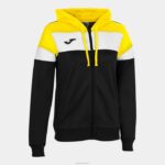 Joma 82P4R3844 أسود أصفر أبيض طاقم سترة مقنعين الرابع نحيف