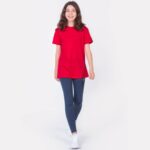 Joma 82P4R3846 أحمر قميص قصير الاكمام صحراوي نحيف - Image 4