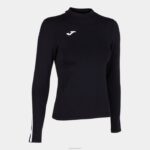 Joma 82P4R3857 أسود قميص طويل الأكمام استراحة نحيف