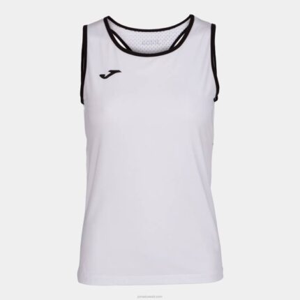 Joma 82P4R3863 أبيض أسود كسر أعلى الخزان نحيف