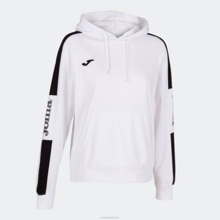 Joma 82P4R3894 أبيض أسود بطولة سترة مقنعين الرابع نحيف