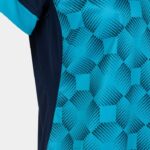 Joma 82P4R3902 الأزرق الداكن الفيروز الفلوريسنت قميص بأكمام قصيرة سوبر نوفا iii نحيف - Image 5