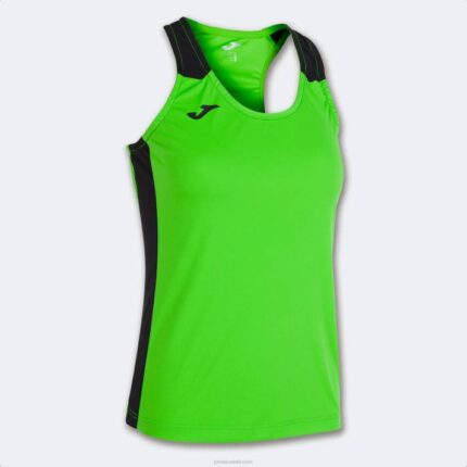 Joma 82P4R3904 نيون أخضر أسود أعلى سجل للدبابات الثاني نحيف