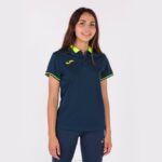 Joma 82P4R3907 الأزرق الداكن أصفر فلوري بطولة قميص بولو قصير الاكمام vi نحيف - Image 2