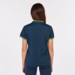 Joma 82P4R3907 الأزرق الداكن أصفر فلوري بطولة قميص بولو قصير الاكمام vi نحيف - Image 3