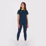 Joma 82P4R3907 الأزرق الداكن أصفر فلوري بطولة قميص بولو قصير الاكمام vi نحيف - Image 4