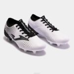 Joma 82P4R3931 أبيض أسود حذاء كرة القدم كوب الدفع 23 Fg Ground FG - Image 2