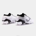 Joma 82P4R3931 أبيض أسود حذاء كرة القدم كوب الدفع 23 Fg Ground FG - Image 3