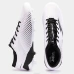 Joma 82P4R3931 أبيض أسود حذاء كرة القدم كوب الدفع 23 Fg Ground FG - Image 4