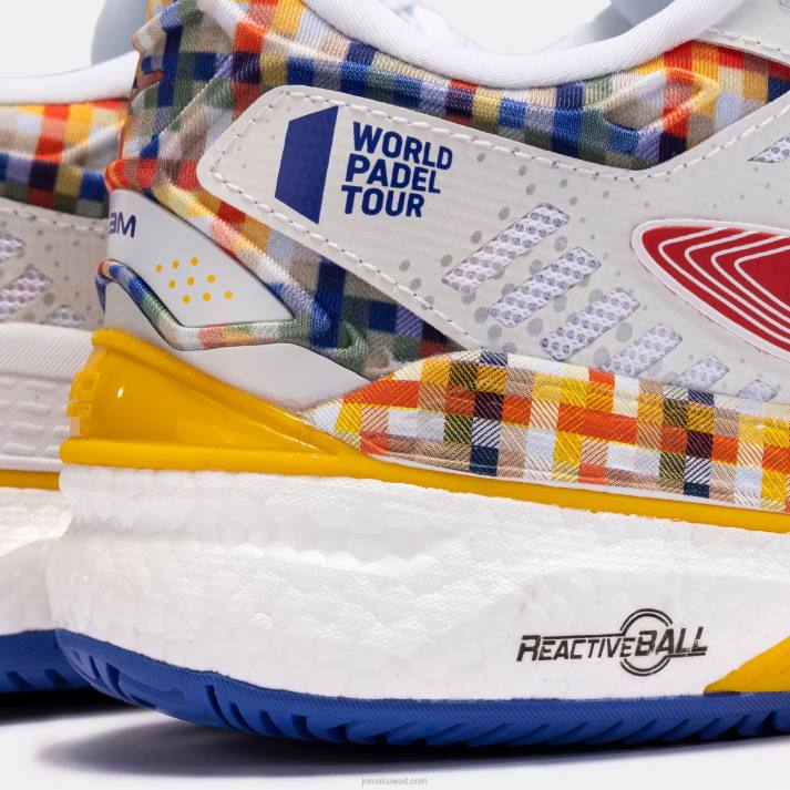 Joma 82P4R3934 أبيض أزرق ملكي أحذية t.slam 23 world padel tour-wpt clay نحيف - Image 12