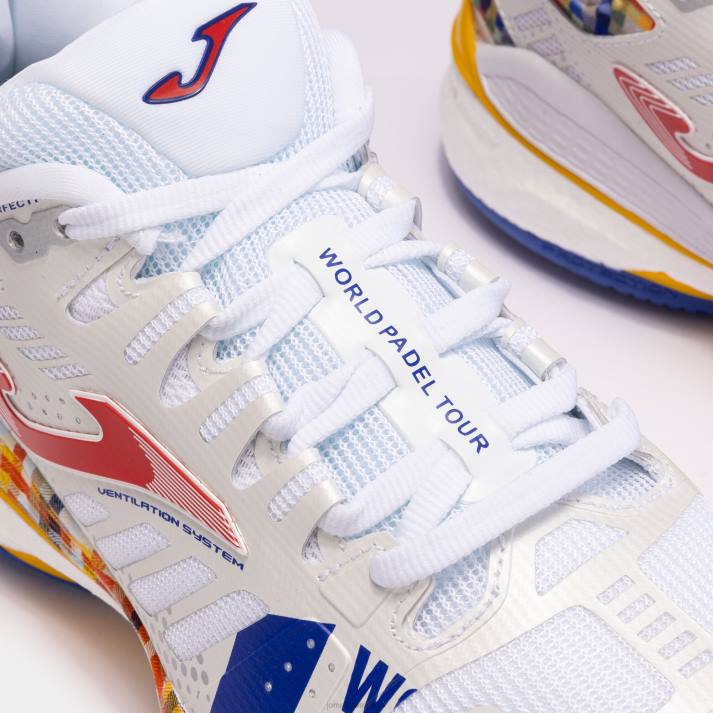 Joma 82P4R3934 أبيض أزرق ملكي أحذية t.slam 23 world padel tour-wpt clay نحيف - Image 8