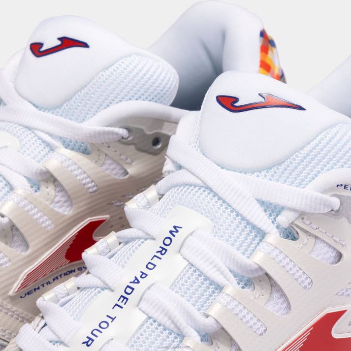 Joma 82P4R3934 أبيض أزرق ملكي أحذية t.slam 23 world padel tour-wpt clay نحيف - Image 10