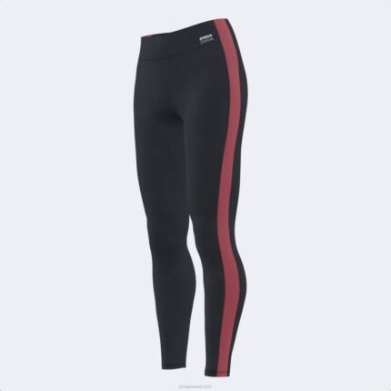 Joma 82P4R3935 أسود وردي لباس ضيق طويل دافني نحيف