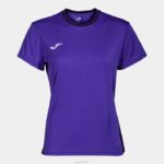 Joma 82P4R3955 أرجواني قميص قصير الأكمام الفائز الثاني نحيف - Image 3