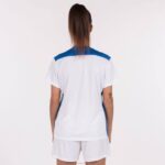 Joma 82P4R3963 أبيض أزرق ملكي بطولة قميص قصير الأكمام سادسا نحيف - Image 3