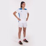 Joma 82P4R3963 أبيض أزرق ملكي بطولة قميص قصير الأكمام سادسا نحيف - Image 4