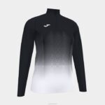 Joma 82P4R3979 أسود أبيض رمادي قميص من النوع الثقيل النخبة السابع نحيف