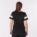 Joma 82P4R3981 أسود أبيض رمادي غامق قميص بأكمام قصيرة طاقم رابعا نحيف - Image 4