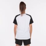 Joma 82P4R3998 أبيض أسود قميص بأكمام قصيرة أكاديمية رابعا نحيف - Image 3