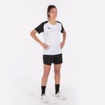 Joma 82P4R3998 أبيض أسود قميص بأكمام قصيرة أكاديمية رابعا نحيف - Image 4