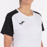 Joma 82P4R3998 أبيض أسود قميص بأكمام قصيرة أكاديمية رابعا نحيف - Image 5