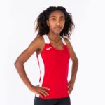 Joma 82P4R4001 احمر ابيض أعلى سجل للدبابات الثاني نحيف - Image 2