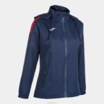 Joma 82P4R4006 الأزرق الداكن الأحمر سترة المطر trivor نحيف