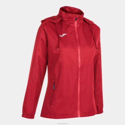 Joma 82P4R4007 أحمر سترة المطر trivor نحيف