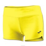 Joma 82P4R4019 أصفر شورت ستيلا الثاني نحيف