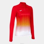Joma 82P4R4024 أحمر أبيض أصفر قميص من النوع الثقيل النخبة السابع نحيف