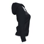 Joma 82P4R4025 أسود أبيض سوبر نوفا II سترة مقنعين نحيف - Image 4