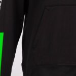 Joma 82P4R4044 أسود أخضر نيون بطولة سترة مقنعين الرابع نحيف - Image 5
