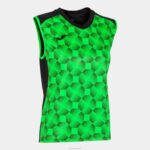 Joma 82P4R4047 أسود أخضر نيون بلا أكمام تي شيرت سوبرنوفا الثالث نحيف