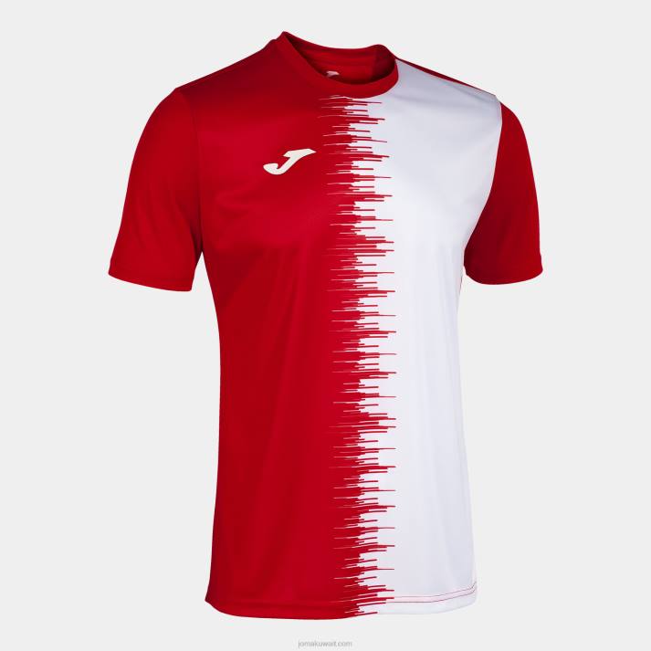 joma_82p4r405_d8a7d8add985d8b1_d8a7d8a8d98ad8b6_d982d985d98ad8b5_d8a8d8a3d983d985d8a7d985_d982d8b5d98ad8b1d8a9_d8b3d98ad8aad98.jpg Joma 82P4R405 احمر ابيض قميص بأكمام قصيرة سيتي الثاني رجال - Image 1