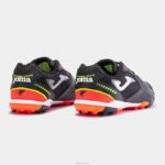 Joma 82P4R4065 أسود أحمر حذاء كرة القدم المراوغة 23 العشب - Image 3