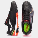 Joma 82P4R4065 أسود أحمر حذاء كرة القدم المراوغة 23 العشب - Image 4