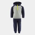 Joma 82P4R4092 الأزرق الداكن مزيج الرمادي بدلة رياضية صغار الأسد