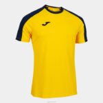 Joma 82P4R4107 أصفر أزرق كحلي قميص البطولة البيئية قصيرة الأكمام رجال