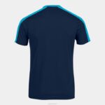 Joma 82P4R4110 الأزرق الداكن الفيروز الفلوريسنت قميص البطولة البيئية قصيرة الأكمام رجال - Image 2