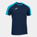 Joma 82P4R4110 الأزرق الداكن الفيروز الفلوريسنت قميص البطولة البيئية قصيرة الأكمام رجال