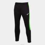 Joma 82P4R4114 أسود أخضر نيون بطولة طويلة السراويل البيئية رجال