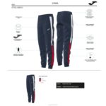 Joma 82P4R4118 الأزرق الداكن الأحمر لونغز السراويل شريطية رجال - Image 5