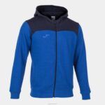 Joma 82P4R4138 الأزرق الملكي الأزرق الداكن الفائز سترة مقنعين الثاني رجال