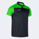 Joma 82P4R4139 أسود أخضر نيون قميص بولو بأكمام قصيرة هواية II رجال