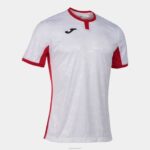Joma 82P4R4143 أبيض أحمر قميص قصير الأكمام toletum الثاني رجال