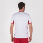 Joma 82P4R4143 أبيض أحمر قميص قصير الأكمام toletum الثاني رجال - Image 3