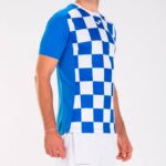 Joma 82P4R4146 أزرق ملكي أبيض قميص بأكمام قصيرة العلم الثاني رجال - Image 5