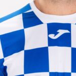 Joma 82P4R4146 أزرق ملكي أبيض قميص بأكمام قصيرة العلم الثاني رجال - Image 6